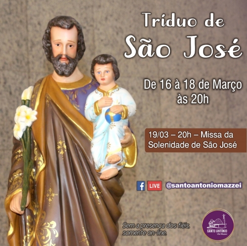 Tríduo e Missa Solene em honra de São José